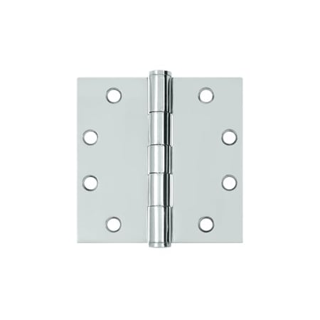 Deltana S45U26 HD Square Hinges Polished Chrome, 10PK S45U26-XCP10